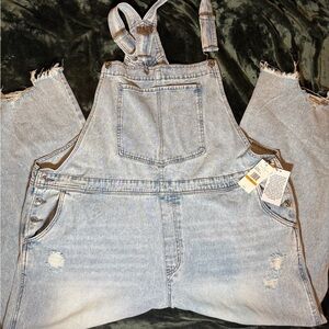 Jessica Simpson Light Blue Denim Overalls 3X